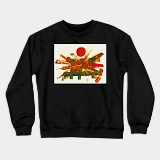 Red Fire Crewneck Sweatshirt